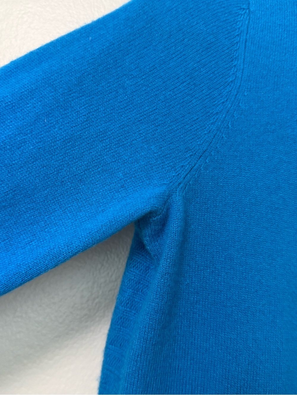 Cashmere Diane Von Furstenberg Bright Blue Crewneck Sweater - Picture 6 of 8